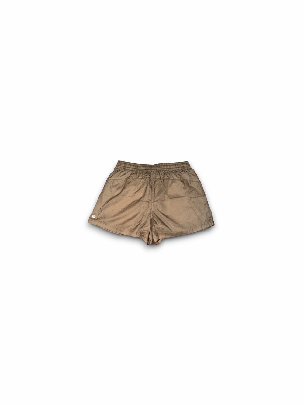 Lululemon Athletica nylon running athletic shorts unisex XS beige